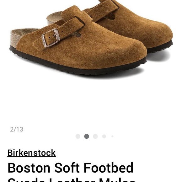 SOLD-Birkenstock suede clogs - Picture 3 of 4